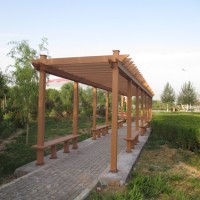 延安塑木廊架-供应陕西质量好的延安塑木栈道