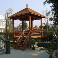 扬州玻璃栈道厂家-新乡哪里有提供园林景观防腐木工程