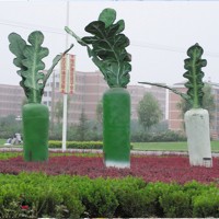 心向阳光@农圣雕塑水果蔬菜雕塑设计【寿光水果蔬菜雕塑价格】