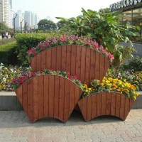 阿勒泰塑木花箱报价_买专业的新疆塑木花箱花架，就来沃森永恒城市景观设施