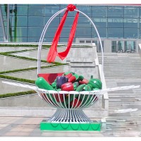 供应菜篮子雕塑|蔬菜雕塑可靠供应商_叁圣景观