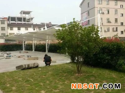 膜结构景观棚|膜结构停车棚建造哪里有提供图1