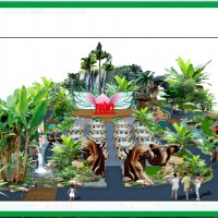 山东农业生态园雕塑|现代生态观光示范园建设公司属叁圣景观专业
