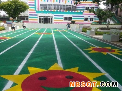 阜阳塑胶跑道施工厂家|透气型跑道施工价格费用图1