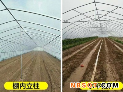 中国批销单体插地大棚骨架-江苏罗贵园艺批发商图1