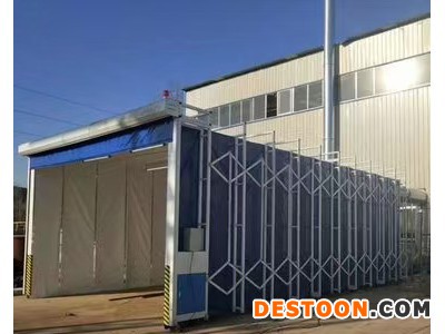 移动伸缩式喷漆房制造商图2