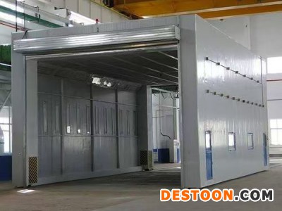 量身打造整体移动喷漆房废气达标排放图1